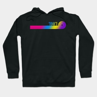 1987 Retro Vintage Design Hoodie